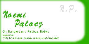 noemi palocz business card
